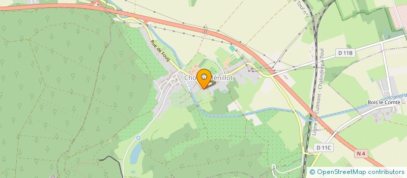 localisation de l'entreprise VALCKENAERE  CHOLOY-MENILLOT