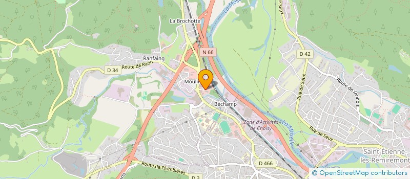 localisation de l'entreprise VALCLEM  SAINT-NABORD