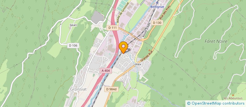 localisation de l'entreprise VALCLEMEL à GROISSIAT