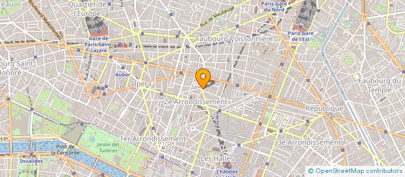 localisation de l'entreprise VALCOEUR à PARIS