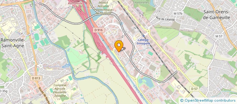 localisation de l'entreprise VALCOMMUN  LABEGE