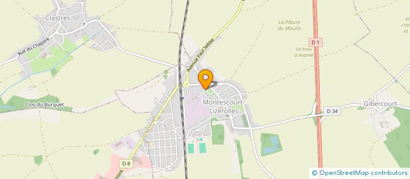 localisation de l'entreprise VALCONFEX à MONTESCOURT-LIZEROLLES