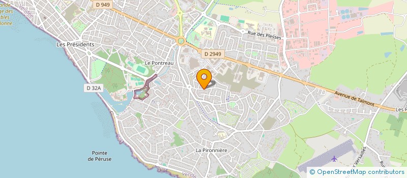 localisation de l'entreprise VALCONTI à LES SABLES-D'OLONNE