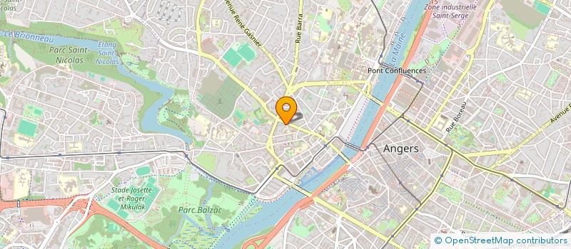 localisation de l'entreprise VALCORP à ANGERS