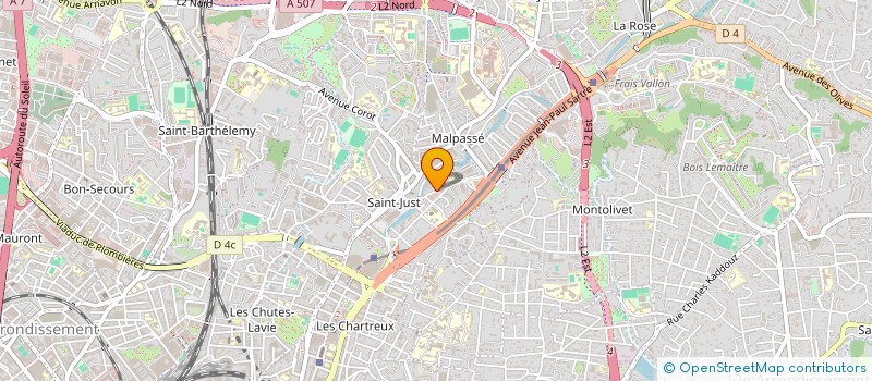 localisation de l'entreprise VALCRI à LA CADIERE-D'AZUR