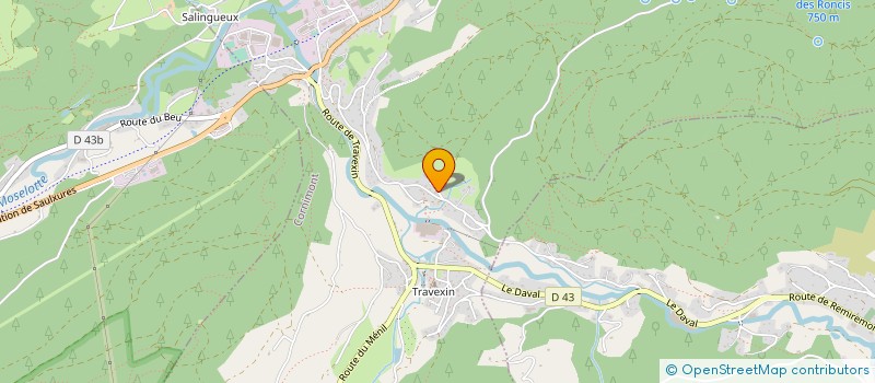 localisation de l'entreprise VALCRIOU  CORNIMONT