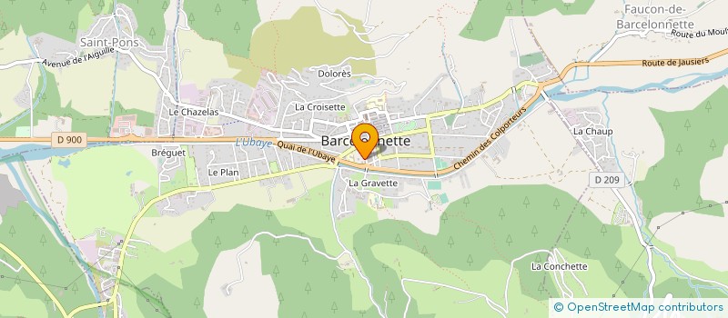 localisation de l'entreprise VALCRIS.DISTRIBUTION à BARCELONNETTE