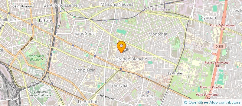 localisation de l'entreprise VALCROS  LYON