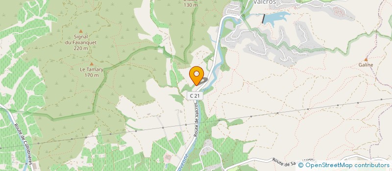 localisation de l'entreprise VALCROS 83  LA LONDE-LES-MAURES