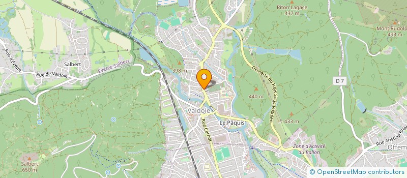 localisation de l'entreprise VALD' AS EURL à VALDOIE