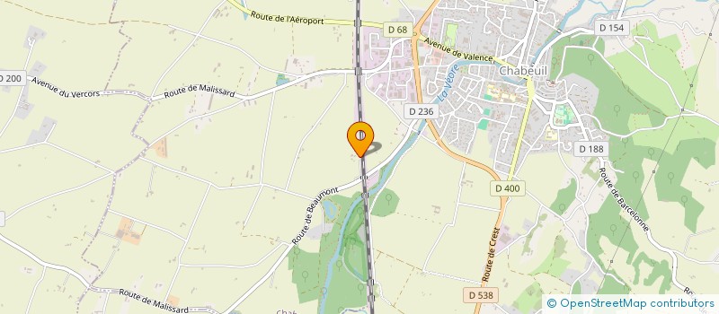 localisation de l'entreprise VALDA à CHABEUIL