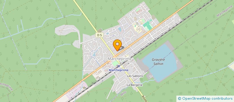 localisation de l'entreprise VALDA  MARCHEPRIME