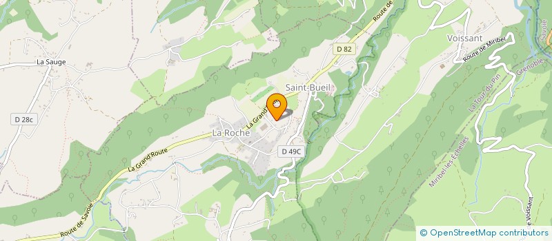 localisation de l'entreprise VALDAINE AUTO IMPORT  SAINT-BUEIL