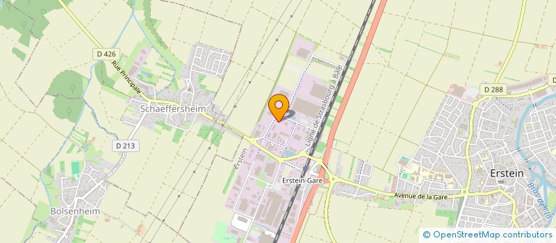 localisation de l'entreprise VALDAN  GERSTHEIM