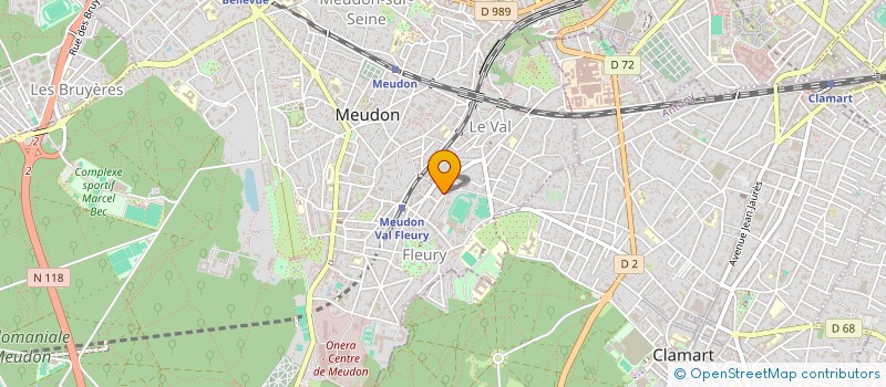localisation de l'entreprise VALDANTE  MEUDON
