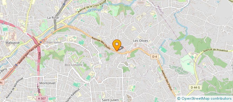 localisation de l'entreprise VALDAV à MARSEILLE