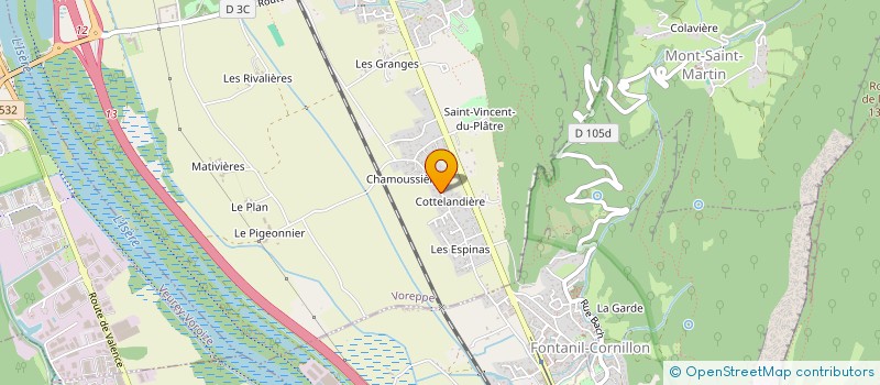 localisation de l'entreprise VALDAV à VOREPPE