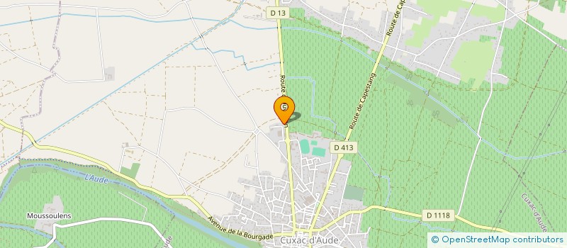 localisation de l'entreprise VALDEBOIS à CUXAC-D'AUDE