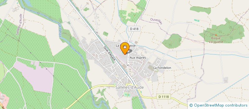 localisation de l'entreprise VALDEBOIS DISTRIBUTION à CUXAC-D'AUDE