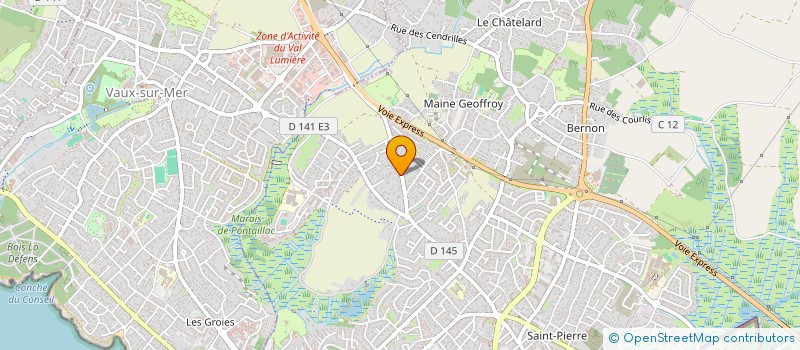 localisation de l'entreprise VALDEC TRANSPORTS MANUTENTION  ROYAN