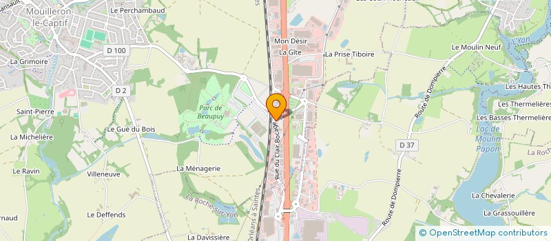 localisation de l'entreprise VALDEFRANCET4 à MOUILLERON-LE-CAPTIF