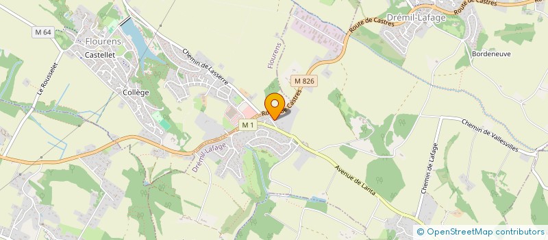 localisation de l'entreprise VALDELEC SECURITE  DREMIL-LAFAGE