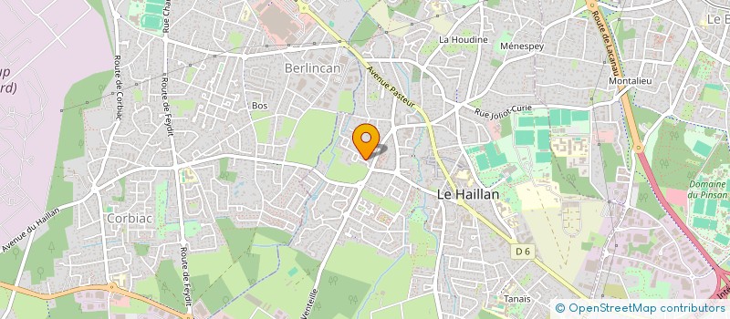 localisation de l'entreprise VALDELEYRE  LE HAILLAN