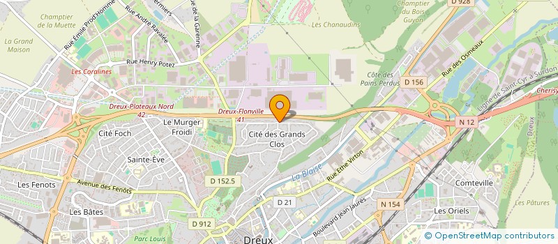 localisation de l'entreprise VALDEN SCI  DREUX