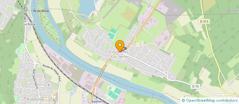 localisation de l'entreprise VALDENAIRE  COURCELLES-SUR-SEINE