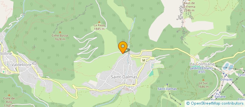 localisation de l'entreprise VALDEPOM' à VALDEBLORE
