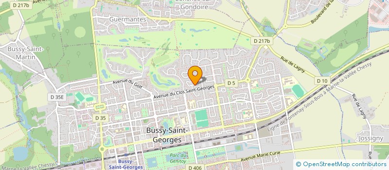 localisation de l'entreprise VALDERA  BUSSY-SAINT-GEORGES