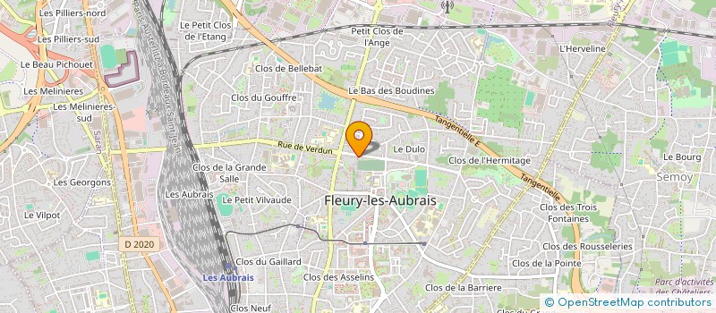 localisation de l'entreprise VALDES à FLEURY-LES-AUBRAIS
