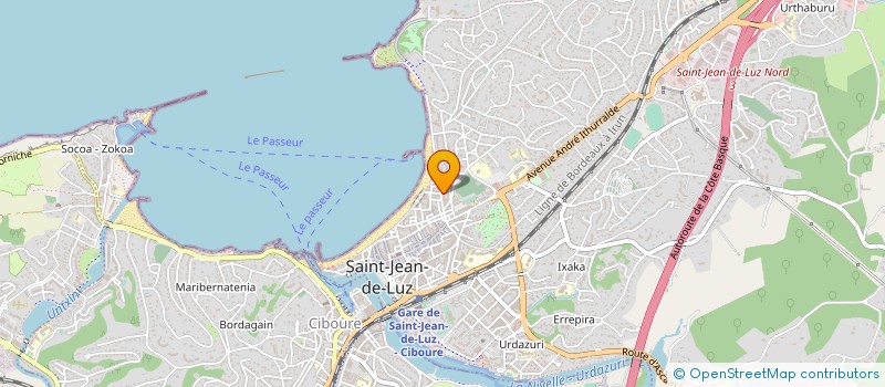 localisation de l'entreprise VALDES - QUESADA à SAINT-JEAN-DE-LUZ