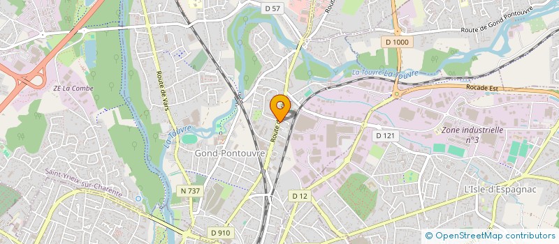 localisation de l'entreprise VALDEVAL  GOND-PONTOUVRE