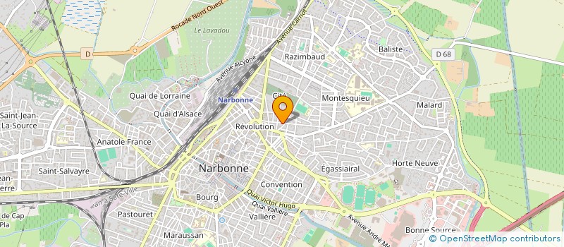 localisation de l'entreprise VALDI à NARBONNE