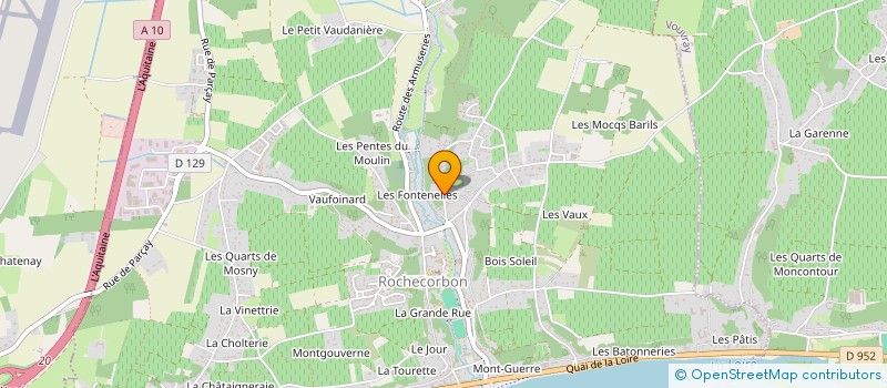 localisation de l'entreprise VALDIA à ROCHECORBON