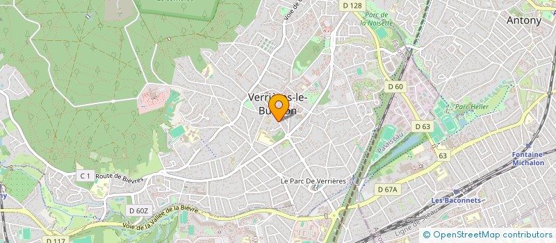 localisation de l'entreprise VALDIM  VERRIERES-LE-BUISSON