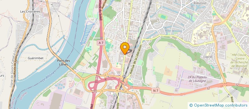 localisation de l'entreprise VALDIS à VALENCE