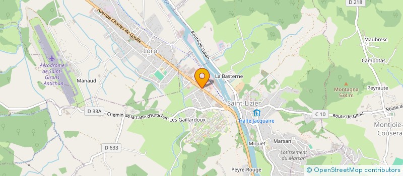 localisation de l'entreprise VALDISTRI à SAINT-LIZIER
