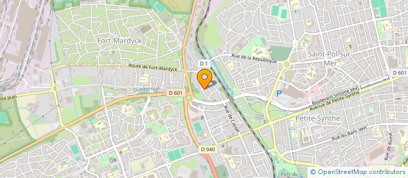 localisation de l'entreprise VALDO à DUNKERQUE