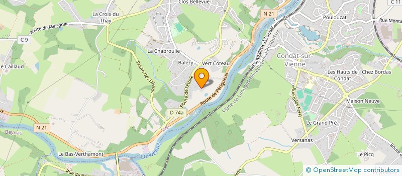 localisation de l'entreprise VALDO à ISLE