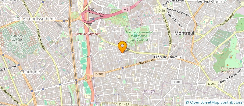 localisation de l'entreprise VALDOBAT à MONTREUIL