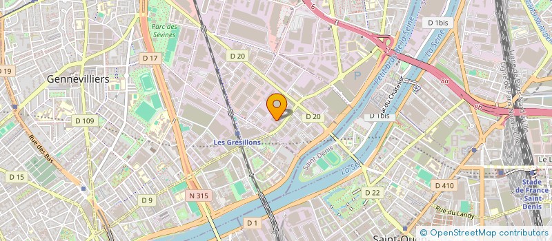 localisation de l'entreprise VALDOISE à GENNEVILLIERS