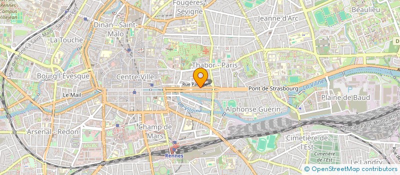 localisation de l'entreprise VALDOM INVEST  RENNES