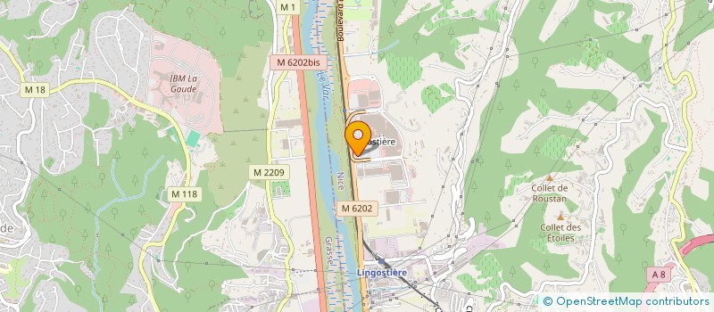 localisation de l'entreprise VALDONUTS  NICE