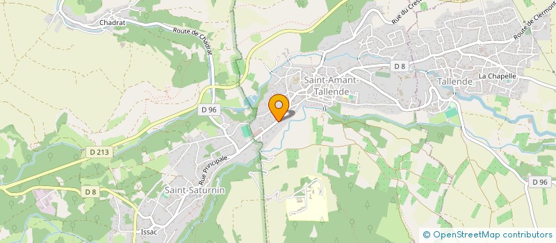 localisation de l'entreprise VALDOP  SAINT-AMANT-TALLENDE