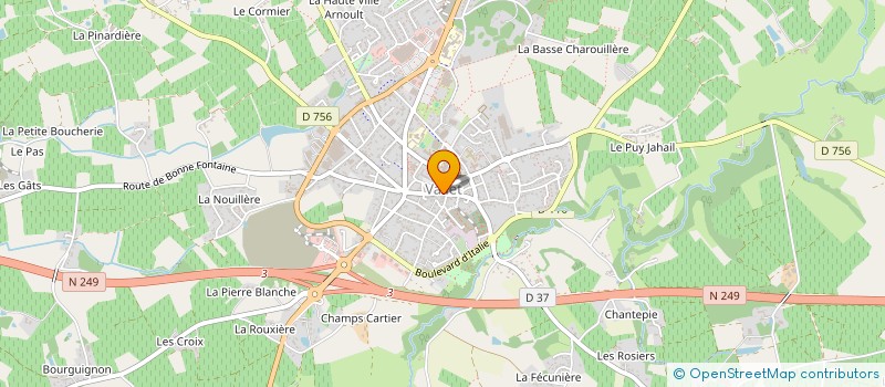 localisation de l'entreprise VALDOR à VALLET