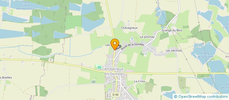 localisation de l'entreprise VALDOR  AMBERIEUX-EN-DOMBES