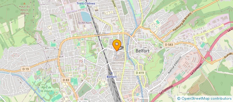 localisation de l'entreprise VALDOR COMPANY à BELFORT