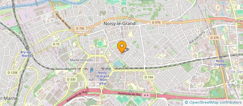 localisation de l'entreprise VALDOROB à NOISY-LE-GRAND